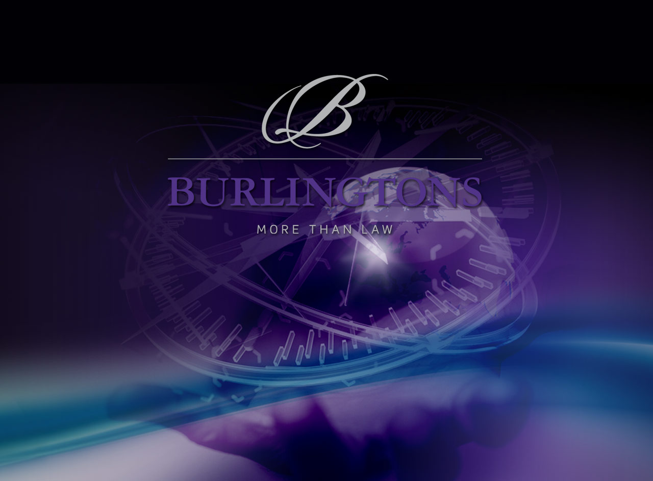 Burlingtons Legal housestyle, web design, development & maintenance and brand development